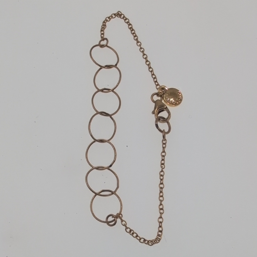 Gorjana Gold Circle Chain Bracelet M3